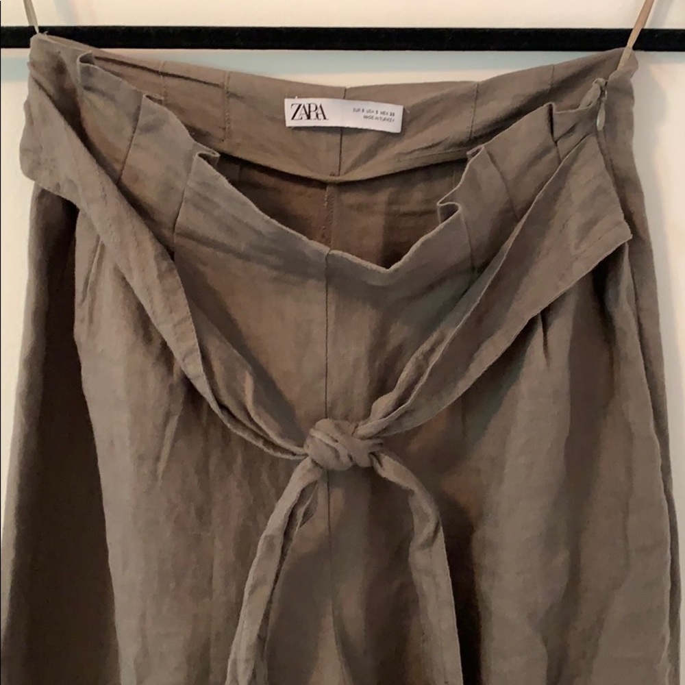 Zara Linen Pants - Picture 2 of 3